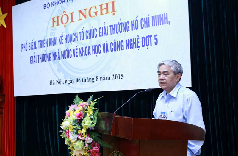  Bộ KH&CN tổ chức xét tặng Giải thưởng Hồ Chí Minh và Giải thưởng Nhà nước về KH&CN Đợt 5